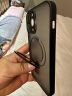 品胜 适用苹果14ProMax手机壳iPhone14ProMax保护套Magsafe磁吸支架壳带镜头膜全包防摔磨砂支点壳黑色 实拍图