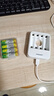 品勝5號(hào)充電電池1.2V鎳氫2500mAh大容量AAA充電器套裝KTV話筒相機(jī)兒童玩具手柄五號(hào)耐用電池usb充電器 【轉(zhuǎn)燈】5/7號(hào)通用USB快充充電器 曬單實(shí)拍圖