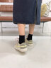 回力女鞋帆布鞋子女春夏季潮鞋新款韓版百搭學(xué)生情侶休閑運(yùn)動黑色板鞋 米灰桔/主賣款 38 曬單實(shí)拍圖