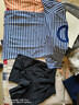 奎羽?；晟滥杏?xùn)練服體能服套裝夏軍迷條紋短袖速干 海魂衫【套裝】 180-185/92-96 曬單實(shí)拍圖