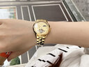 金仕盾品牌女士手表高檔時(shí)尚機械表全自動(dòng)防水夜光鏤空女表潮流 JSDUN-升級版-金白【終身?！?34mm 曬單實(shí)拍圖