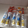 瓦克（WACKER）400玻璃膠專(zhuān)業(yè)級醇型凈味密封膠收邊美容膠窗戶(hù)門(mén)框裝配膠 專(zhuān)業(yè)級耐候密封膠 透明1支 曬單實(shí)拍圖