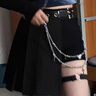 酷女孩純欲辣妹風(fēng)穿搭性感蹦迪女裝套裝夏露臍上衣服帥氣甜酷風(fēng)爵士跳舞 上衣+短ku +黑色裙套裝(腰帶) L(建議90-100斤) 曬單實(shí)拍圖