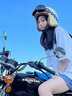MODINO臺灣摩迪洛四分之三摩托車頭盔男女復古凱旋拿鐵vespa機車 Metallic champagne香檳 S 曬單實拍圖