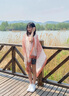 CRANTA KOMEIA官網(wǎng)圍巾女披肩春秋空調(diào)海邊沙灘紗巾棉麻絲巾媽媽生日禮物送長輩 溫柔橘粉 高級感輕奢ck風(fēng)時尚百搭實用 曬單實拍圖