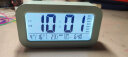 康巴丝（Compas）多功能电子闹钟 背光电子时钟 学生儿童闹钟 801 充电款绿色 实拍图