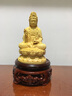 一木代傳觀(guān)音擺件手工工藝品家居佛堂觀(guān)世音菩薩小葉黃楊木汽車(chē)中控臺飾品 黃楊木 坐蓮凈瓶觀(guān)音 高10厘米 曬單實(shí)拍圖