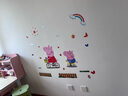 吉朵蕓 兒童房可愛(ài)卡通動(dòng)物墻貼紙動(dòng)漫貼畫(huà)自粘班級教室布置墻面裝飾貼 佩奇 大 曬單實(shí)拍圖