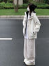 VVC三合一沖鋒衣女男士風(fēng)衣登山服防風(fēng)防水外套 流云白 L 曬單實拍圖