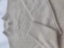 恒源祥半高領(lǐng)厚款羊絨衫女100%純山羊絨女短款純色羊絨衫毛衣加厚針織衫 米色 3XL 適合135-150斤 曬單實(shí)拍圖
