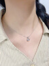 老鳳祥925銀項鏈女靈動福袋吊墜鎖骨鏈生日送女友周年情人節(jié)紀念日禮物 靈動福袋項鏈*品牌禮盒 曬單實拍圖