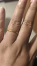 世紀緣足金古法素圈磨砂戒指男女款情侶指環(huán)對戒實(shí)心款生日禮物送女友 約1.71g【圈號22】多退少補 帶國檢 曬單實(shí)拍圖