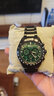 西鐵城（CITIZEN）光動(dòng)能綠色水鬼二代三眼計時(shí)防水潛水男士腕表 CA4455-86X 曬單實(shí)拍圖