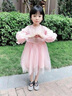 木木屋（mumuwu）女童連衣裙春裝2026新款洋氣兒童加絨裙子公主裙中大童女孩春秋季 粉色春秋款 100 cm 曬單實(shí)拍圖
