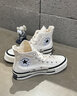 匡威（Converse）帆布鞋男鞋女鞋 秋冬新款戶外健身耐磨運(yùn)動(dòng)鞋厚底高幫休閑鞋板鞋 A00915C/白色 42 曬單實(shí)拍圖
