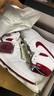 耐克（NIKE）Air Jordan 1 High 85 AJ1白紅 男女高幫 防滑耐磨休閑籃球鞋 BQ4422-161白紅 41 (260mm) 曬單實(shí)拍圖