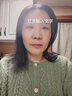 牧蘭奴卡針織衫女純羊毛開衫寬松慵懶風加厚毛衣外套麻花外搭羊毛衫上衣 松石綠色 XL 曬單實拍圖
