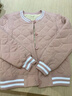 棉奇熊兒童棉服秋冬季女童校服神器棉衣內膽加厚保暖套裝內穿男棉襖上衣 X013粉色-上衣【羊毛蠶絲保暖】 120 【建議身高110-120CM】 曬單實(shí)拍圖