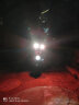 轧迈 电动车灯摩托车装饰灯改装爆闪LED大灯强光射灯超亮聚光外置电瓶 U7黑色白光（红色天使眼） 实拍图
