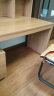 芬格美家（FENGEMEIJIA）电脑桌台式家用简约办公桌双人书桌书柜组合学生桌写字桌 深橡木色 桌面1400mm长度三件套 实拍图