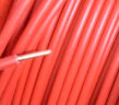 德力西（DELIXI）电线电缆线电源线铜芯家用电线BV2.5/4/6平方单股铜线电线 4平方【100米】BV红色 实拍图