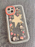 途兮可背斜挎背包式iPhone15/14手機(jī)殼適用蘋果13promax硬殼12/11帕恰狗背夾鏈條掛繩掛脖可愛卡通新款 帕恰狗【奶油殼】+背夾斜挎 iPhone 13 曬單實(shí)拍圖