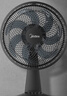 美的（Midea）臺扇家用電風(fēng)扇臺式小型桌面搖頭強力節能省電辦公室宿舍臥室電風(fēng)扇 FGAU30D（7葉臺式風(fēng)扇） 曬單實(shí)拍圖