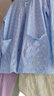 娉詩(shī)曼（PINGSHIMAN）女士中老年媽媽開(kāi)衫秋衣棉長(cháng)袖空調衫薄款開(kāi)襟睡衣套裝家居服2 淺藍色點(diǎn)上衣0071 3XL【145到165斤】 曬單實(shí)拍圖