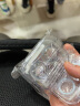 易旅 隐形眼镜盒子 2个装 便携男女美瞳盒子通用护理盒透明眼镜盒隐形 实拍图