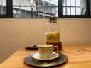 品來運 唐山骨瓷餐具碗盤家用套裝吃飯碗盤子尾單微瑕疵品 微瑕茶花8英寸深盤（2個） 曬單實拍圖