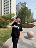 MMOPTOP個(gè)性字母印花短袖T恤男士夏季純棉寬松半袖潮流上衣M0028黑色M 曬單實(shí)拍圖