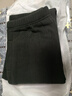 夢(mèng)特嬌加厚加絨羊毛蠶絲保暖內衣女德絨發(fā)熱秋衣秋褲套裝中老年防寒冬季 中領(lǐng)-紳士黑(男款) XL 曬單實(shí)拍圖