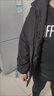 迪士尼新款男童外套新款秋冬夾棉風(fēng)衣中大童男孩春秋大衣兒童棉服上衣 黑色加厚夾棉 150 曬單實(shí)拍圖