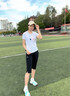 KELME /卡爾美梭織速干透氣七分褲女春夏新款運動(dòng)短褲健身跑步褲子 黑色 L/165 曬單實(shí)拍圖