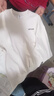 安踏衛(wèi)衣女2025春秋季款圓領(lǐng)針織純色運(yùn)動(dòng)長(zhǎng)袖t恤打底套頭衫女裝上衣 7707-8緋紫色 XL (175) 曬單實(shí)拍圖