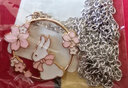 禾娘櫻花白兔項(xiàng)鏈女學(xué)生貓咪韓版簡(jiǎn)約氣質(zhì)甜美百搭鎖骨鏈閨蜜吊墜飾品 Z#櫻花-兔十字鏈60cm 曬單實(shí)拍圖