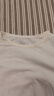 無(wú)印良品（MUJI）女式棉厚款圓領(lǐng)長(cháng)袖T恤上衣打底衫女款內搭冬季保暖秋衣 FCD14C4A 米白色 L 165/88A 曬單實(shí)拍圖