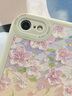 吟悅 適用蘋(píng)果8plus/7p手機殼 iPhone7/8新款文藝ins全包鏡頭se3防摔網(wǎng)紅硅膠皮紋軟殼花卉女 蘋(píng)果8/7/se2/se3【古董白】空濛月色-贈膜 曬單實(shí)拍圖