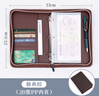 票據夾收納冊定期存單收納本活頁(yè)裝新款多功能家用證件活期存款單現金存折夾皮質(zhì)整理包紙幣銀行卡拉鏈收納袋 雅典棕-拉鏈款【20張PP內頁(yè)+2張拉鏈袋】 曬單實(shí)拍圖