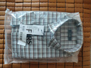杉杉【純棉磨毛】格子襯衫男長(cháng)袖中老年商務(wù)休閑襯衣 淡黃格 42 曬單實(shí)拍圖