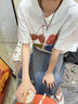 老鳳祥和田玉平安扣吊墜男女情侶款玉佩項鏈七夕情人節(jié)生日禮物送男女友 今/次日達(dá)*和田玉平安扣直徑20mm-黑繩 曬單實拍圖