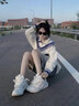 Calvin KleinCK墨鏡女款2023新款gm同款太陽鏡男士開車專用潮防有害光 CKJ23661SLB-001-6316 曬單實拍圖
