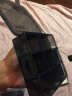 绿林（GREENER）黑色零件收纳工具盒 透明塑料电子元器件格子盒小分格分类样品盒 加筋款9格大号【竖向隔板可拆】 实拍图