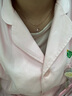 Eoth18k金莫桑石鉆項鏈女鎖骨鏈玫瑰金彩金靈動(dòng)吊墜2022年新款送女友七夕情人節生日禮物520 18K玫瑰金莫桑石吊墜+925鏈子+證書(shū) 曬單實(shí)拍圖