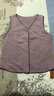 金三塔保暖內衣女針織絲綿馬甲背心3NSFAD730 灰紫6301 XL 曬單實(shí)拍圖