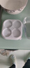 十色生活雪媚娘包裝盒透明2/4粒打包盒子單個(gè)大福甜品吸塑帶紙托家用烘焙 4粒吸塑盒【送紙托】 10套 曬單實(shí)拍圖