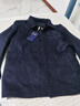 恒源祥新款羊狨行政夾克外套男中老年冬季短款加厚羊毛大衣外套爸爸裝 藏青色-扣子款-翻·領(lǐng) 180/96A 適合135-150斤 曬單實(shí)拍圖