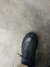羚步 布洛克雕花皮鞋男商務(wù)男士正裝鞋英倫復(fù)古透氣手工大頭圓頭休閑皮鞋 黑色 40 曬單實(shí)拍圖