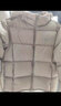 雅鹿三防羽絨服女短款2025新款蓄熱加厚排骨連帽免洗休閑旅行保暖外套 卡其色(蓄熱內里) M （推薦110-125斤） 曬單實(shí)拍圖