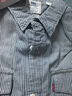 Levi's商場(chǎng)同款李維斯男士美式休閑通勤牛仔條紋襯衫A1919 000 M 曬單實(shí)拍圖